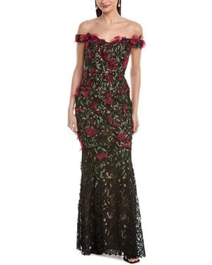 Marchesa Gown - Multicolor