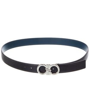 Ferragamo Leather Belt - Blue