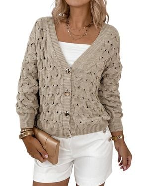 VERA DOLINI Cardigan - Grey