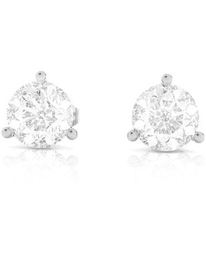 Amairah 14K 3.00 Ct. Tw. Lab-Grown Diamond Stud Earrings - White