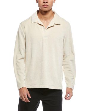 Todd Synder X Champion Velour Polo Shirt - White