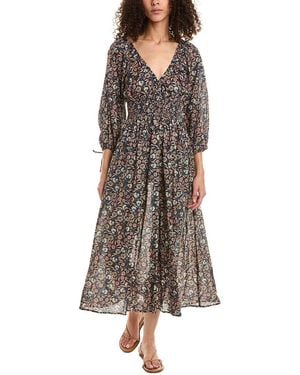 Shoshanna Midi Dress - Brown