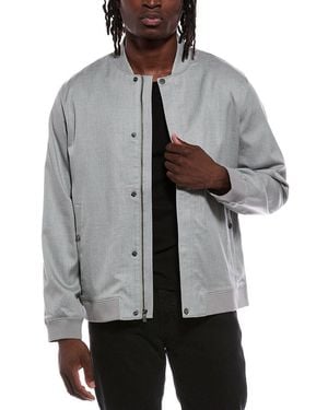 Tommy Bahama Oahu Beach Bomber Jacket - Grey