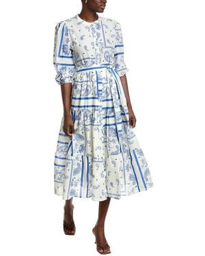 Ellen Tracy Midi Dress - Blue
