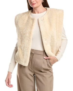 BOSS Cosila Fleece Top - Natural