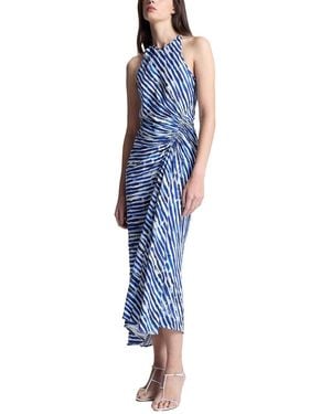 A.L.C. Ruby Linen-Blend Dress - Blue