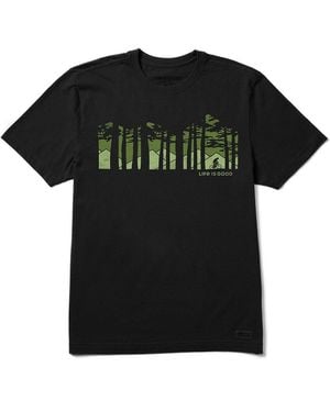 Life Is Good. Crusher T-Shirt - Black
