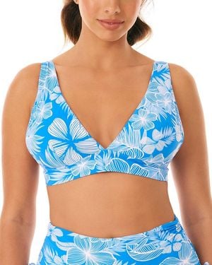 Skinny Dippers Kaanapali Smoothie Bikini Top - Blue