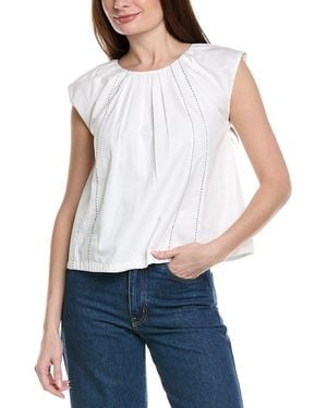 Frances Valentine Bailey Top - White