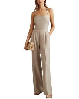 Reiss Sarai Tailored Strappy Wool Jumpsuit - Multicolour
