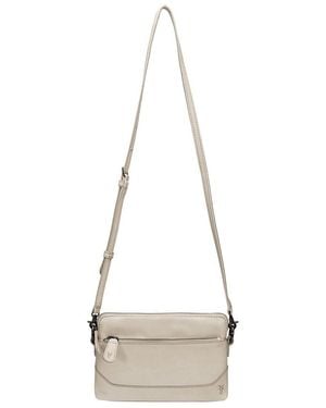 Frye Melissa Leather Crossbody - Natural