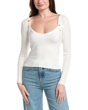 L'Agence 2Pc Nara Tank & Shrug Set - White