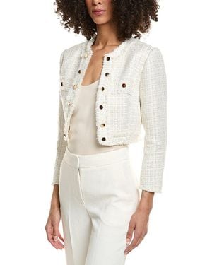 tyler boe Jackie Boucle Jacket - White