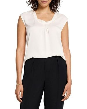 NIC+ZOE Satin Chiffon Jacket Layer - Black