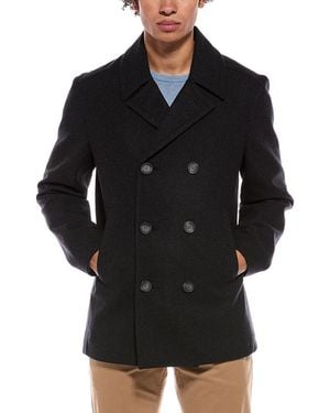 Nautica Wool-Blend Coat - Black