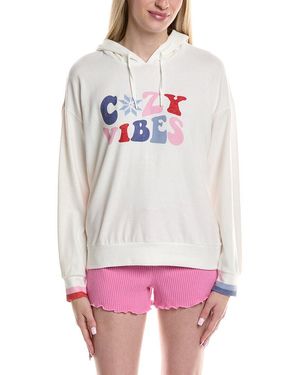 Pj Salvage Cosy Vibes Hoodie - White