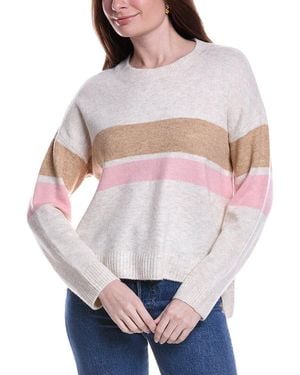 Vince Camuto Stripe Sweater - Gray