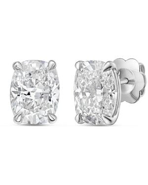 Diana M. Jewels Diana M. 14K 12.00 Ct. Tw. Lab-Grown Diamond Stud Earrings - Metallic
