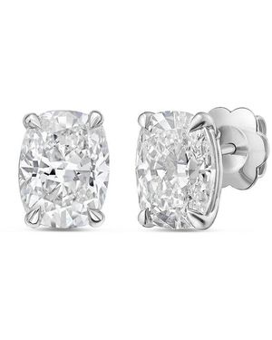 Diana M. Jewels Diana M. 14K 12.00 Ct. Tw. Lab-Grown Diamond Stud Earrings - Metallic