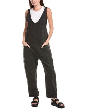 Free People We The Free High Roller Jumpsuit - Black