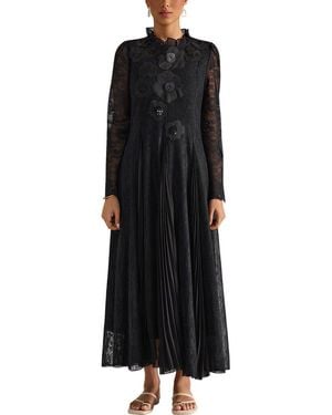 CAMILA BLANCO Florida Clothing Midi Dress - Black