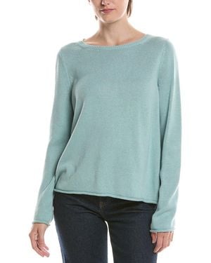 Eileen Fisher Bateau Neck Jumper - Blue
