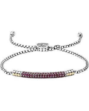 Samuel B. 18K & 1.41 Ct. Tw. Ruby Bracelet - White
