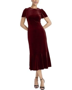 Maggy London Midi Dress - Red