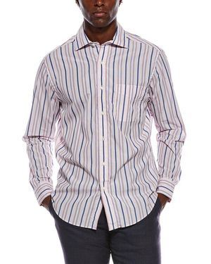 J.McLaughlin Club Woven Shirt - Grey