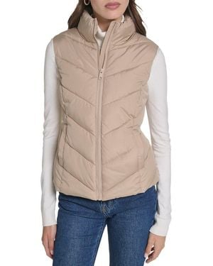 Cole Haan Puffer Vest Jacket - Blue