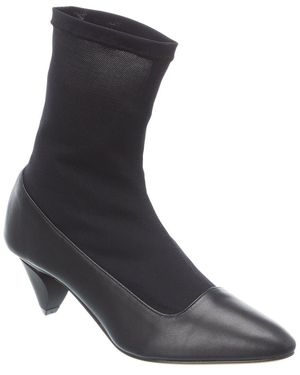 Gray Matters Annastar Leather & Mesh Boot - Black