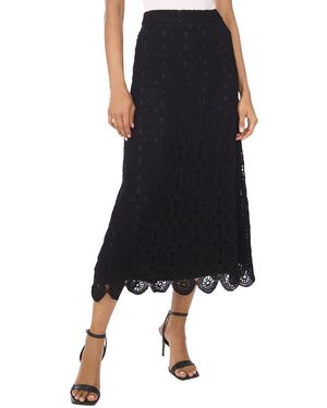 Vince Camuto Crochet Maxi Skirt - Black
