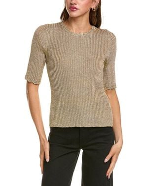 Beulah London Knit Shirt - Natural