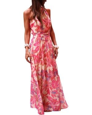 Vincent Midi Dress - Red