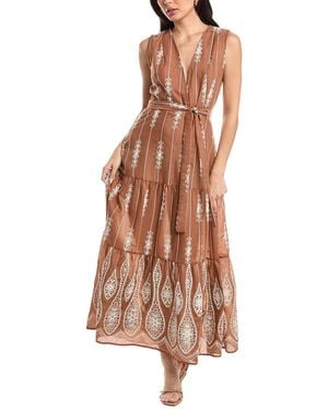 JLuxe Sleeveless Maxi Dress - Brown