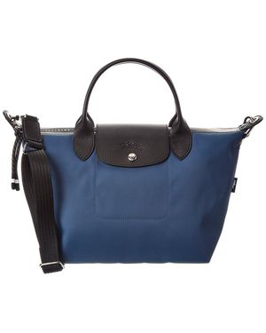 Longchamp Le Pliage Energy Small Canvas Crossbody - Blue