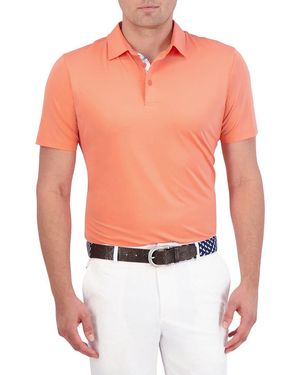 Robert Graham Axelsen 3 Knit Polo Shirt - Blue