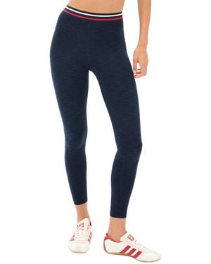 Splits59 Bailey High Waist Active Rib 7/8 Legging - Blue