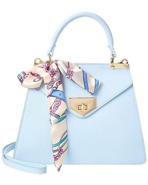 Isabella Rossetti Maxine27 Leather Satchel - Blue