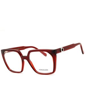 Ferragamo 55Mm Optical Frames - Brown