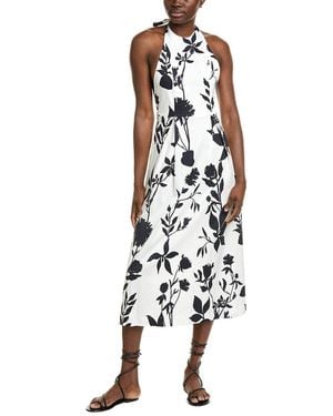 Alpha Studio America Lunga Dress - White