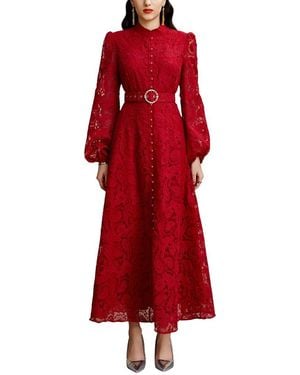 Kaimilan Midi Dress - Red