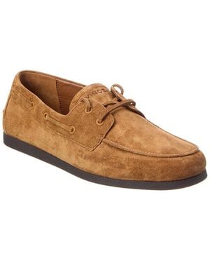 Vince Marin Suede Boat Shoe - Brown