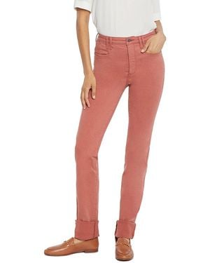 NYDJ Super High-rise Sheri Slim Jean - Red