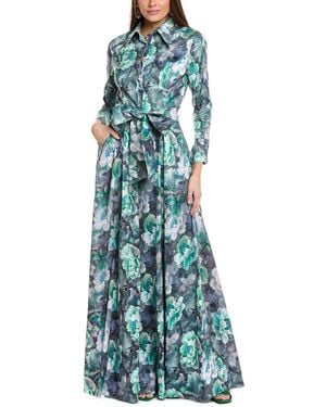 Rene Ruiz Shirt Gown - Blue