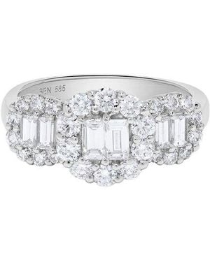 H.J. Namdar 14K 1.50 Ct. Tw. Diamond Halo Ring - White