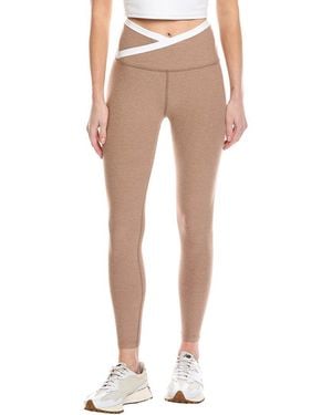 Beyond Yoga Spacedye Outlines High Waisted 24In Midi Legging - Natural