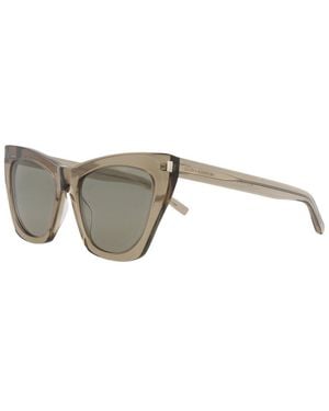 Saint Laurent Sl214Kate 55Mm Sunglasses - Brown