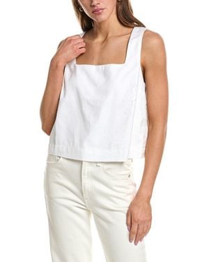 Splendid Adele Linen-Blend Tank - White