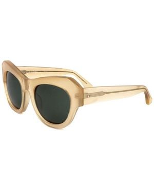 Linda Farrow Dries Van Noten By Linda Farrow Dvn99 53Mm Sunglasses - Metallic